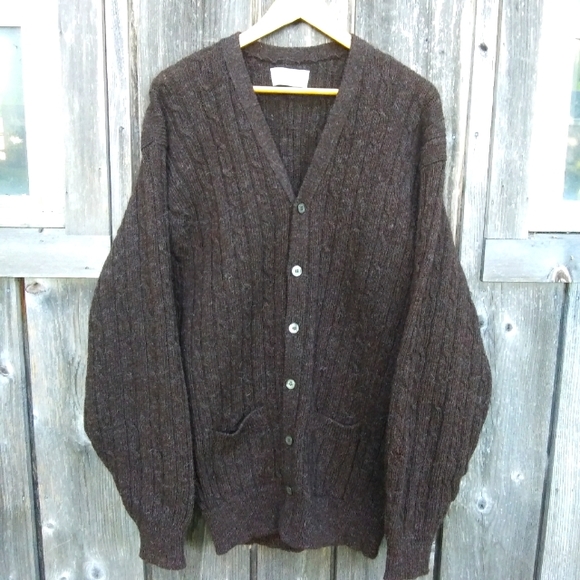 Hebridean Woolhouse Sweaters Mens Made In Scotland Natural Wool